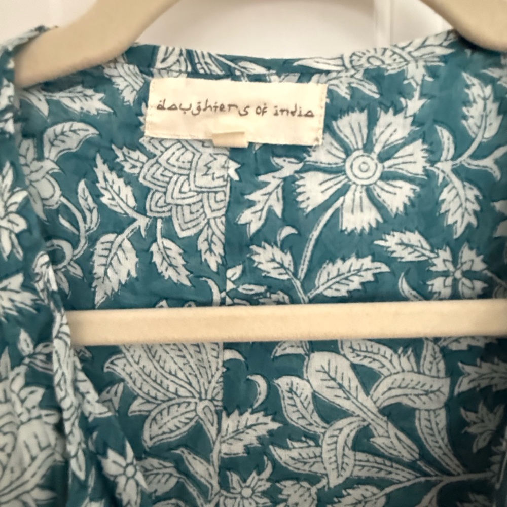 Daughters of India Kyra Midi in Ocean Blue size XL - Picture 3 of 3